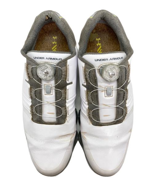 UNDER ARMOUR（アンダーアーマー）UNDER ARMOUR (アンダーアーマー) ゴルフシューズ ホワイト サイズ:27.5の古着・服飾アイテム