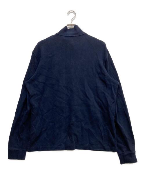 POLO RALPH LAUREN（ポロ・ラルフローレン）POLO RALPH LAUREN (ポロ・ラルフローレン) ハーフジップスウェット ネイビー サイズ:Lの古着・服飾アイテム