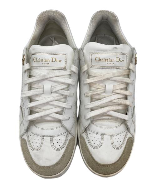 Christian Dior（クリスチャン ディオール）Christian Dior (クリスチャン ディオール) レザー スター スニーカー ホワイト サイズ:36.5の古着・服飾アイテム