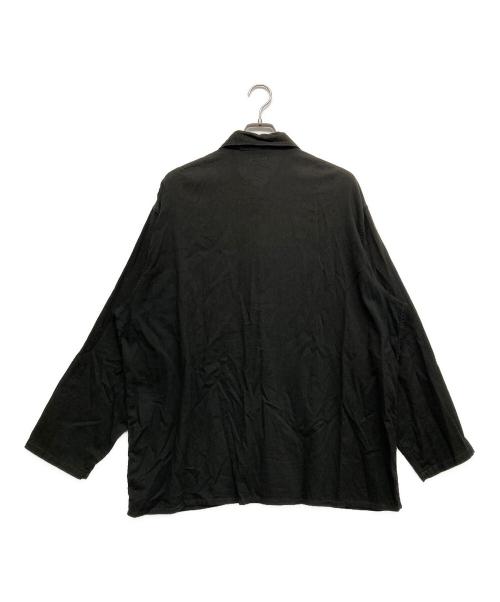 COMOLI（コモリ）COMOLI (コモリ) 空紡オックスシャツジャケット ブラック サイズ:3の古着・服飾アイテム
