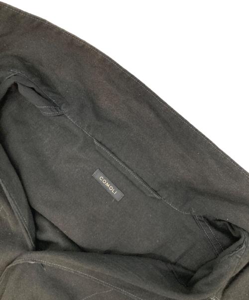 COMOLI（コモリ）COMOLI (コモリ) 空紡オックスシャツジャケット ブラック サイズ:3の古着・服飾アイテム