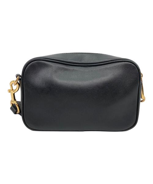 MARC JACOBS（マークジェイコブズ）MARC JACOBS (マークジェイコブス) ロゴショルダーバッグ ブラックの古着・服飾アイテム