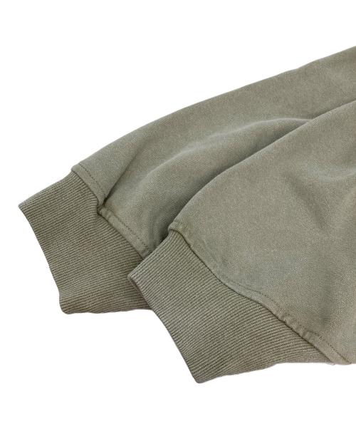 SUPPLIER（サプライヤー）SUPPLIER (サプライヤー) レザーパッチ ジップフーディー グリーン サイズ:L 未使用品の古着・服飾アイテム