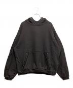 ANGLANアングラン）の古着「パーカー」｜ブラック