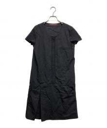 Comptoir des Cotonniers（コントワー・デ・コトニエ）の古着「半袖ワンピース」｜ブラック