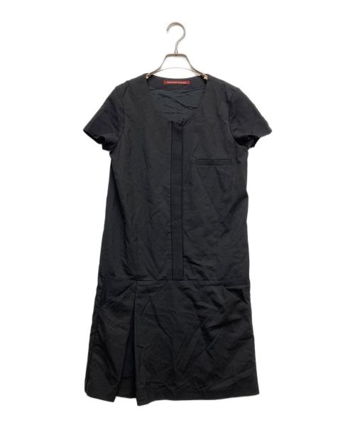 Comptoir des Cotonniers（コントワー・デ・コトニエ）Comptoir des Cotonniers (コントワー・デ・コトニエ) 半袖ワンピース ブラック サイズ:36の古着・服飾アイテム