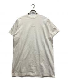 Acne studios（アクネ ストゥディオズ）の古着「半袖カットソーワンピース」｜ホワイト