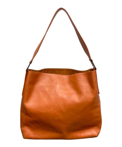 HIROFU（ヒロフ）HIROFU (ヒロフ) レザーショルダーバッグ ブラウンの古着・服飾アイテム