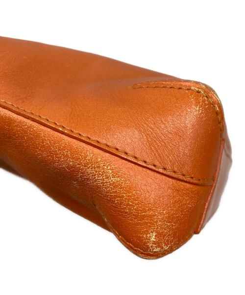 HIROFU（ヒロフ）HIROFU (ヒロフ) レザーショルダーバッグ ブラウンの古着・服飾アイテム
