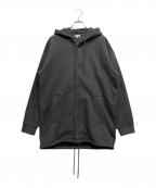 KENZOケンゾー）の古着「フーデッドコート」｜グレー