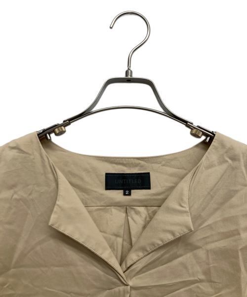 UNTITLED（アンタイトル）UNTITLED (アンタイトル) ブラウスワンピース イエロー サイズ:2の古着・服飾アイテム