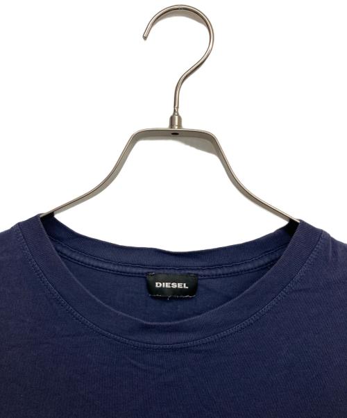 DIESEL（ディーゼル）DIESEL (ディーゼル) プリントTシャツ ネイビー サイズ:Mの古着・服飾アイテム