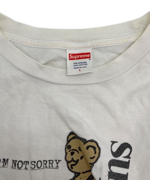 SUPREME（シュプリーム）Supreme (シュプリーム) Not Sorry Tee ホワイト サイズ:Lの古着・服飾アイテム