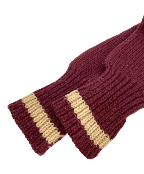 VINTAGE（ヴィンテージ）VINTAGE (ヴィンテージ) ショールカラーカーディガン レッド サイズ:記載無の古着・服飾アイテム