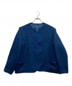 rannoch designsラノッチデザイン）の古着「モヘア混カーディガン」｜ブルー