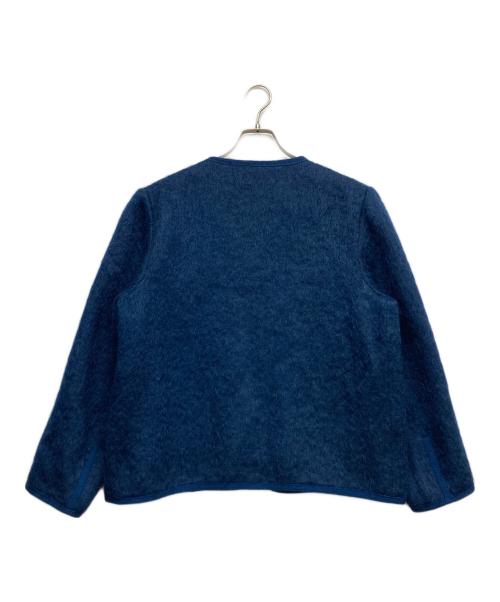rannoch designs（ラノッチデザイン）RANNOCH DESIGNS (ラノッチデザイン) モヘア混カーディガン ブルー サイズ:46の古着・服飾アイテム