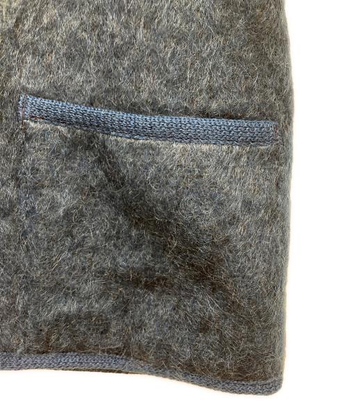 rannoch designs（ラノッチデザイン）RANNOCH DESIGNS (ラノッチデザイン) モヘア混カーディガン ブルー サイズ:46の古着・服飾アイテム