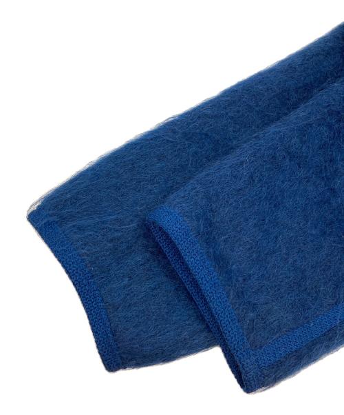 rannoch designs（ラノッチデザイン）RANNOCH DESIGNS (ラノッチデザイン) モヘア混カーディガン ブルー サイズ:46の古着・服飾アイテム