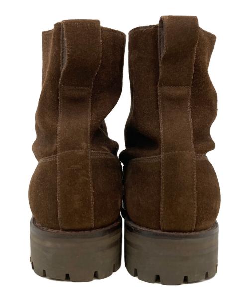 Crockett & Jones（クロケット＆ジョーンズ）Crockett & Jones (クロケット＆ジョーンズ) スエードレースアップブーツ ブラウン サイズ:7 1/2の古着・服飾アイテム