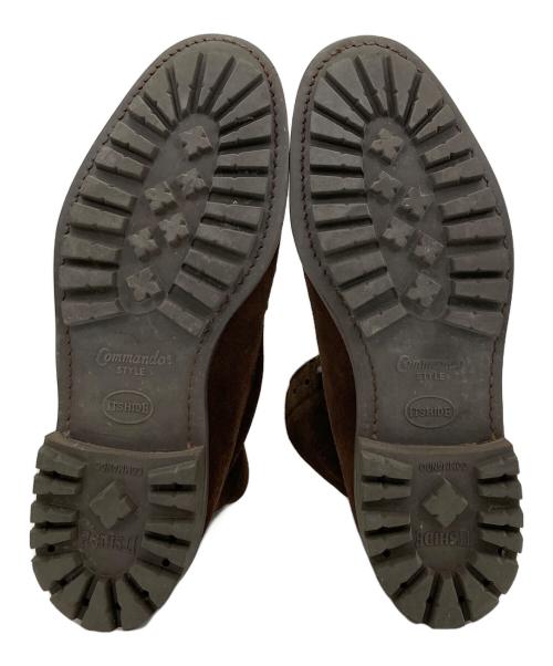 Crockett & Jones（クロケット＆ジョーンズ）Crockett & Jones (クロケット＆ジョーンズ) スエードレースアップブーツ ブラウン サイズ:7 1/2の古着・服飾アイテム