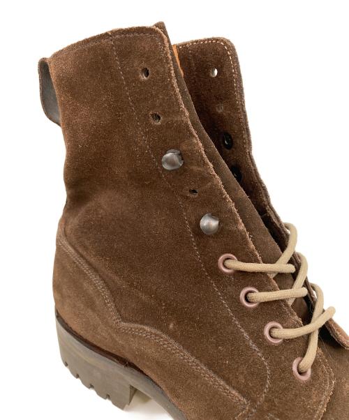 Crockett & Jones（クロケット＆ジョーンズ）Crockett & Jones (クロケット＆ジョーンズ) スエードレースアップブーツ ブラウン サイズ:7 1/2の古着・服飾アイテム
