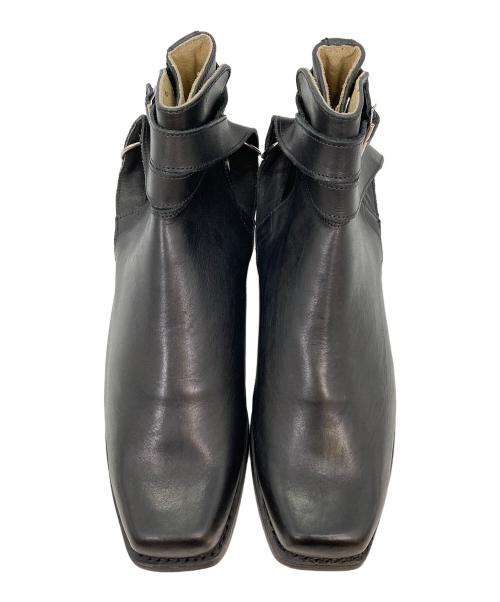 EURO VINTAGE（ユーロヴィンテージ）EURO VINTAGE (ユーロヴィンテージ) スクエアトゥー ブラック サイズ:9の古着・服飾アイテム