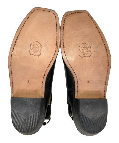 EURO VINTAGE（ユーロヴィンテージ）EURO VINTAGE (ユーロヴィンテージ) スクエアトゥー ブラック サイズ:9の古着・服飾アイテム