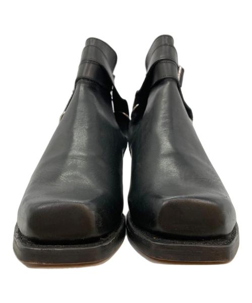 EURO VINTAGE（ユーロヴィンテージ）EURO VINTAGE (ユーロヴィンテージ) スクエアトゥー ブラック サイズ:9の古着・服飾アイテム