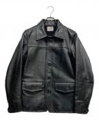 GANGSTERVILLEギャングスタービル）の古着「30s CAR COAT HORSE HIDE」｜ブラック