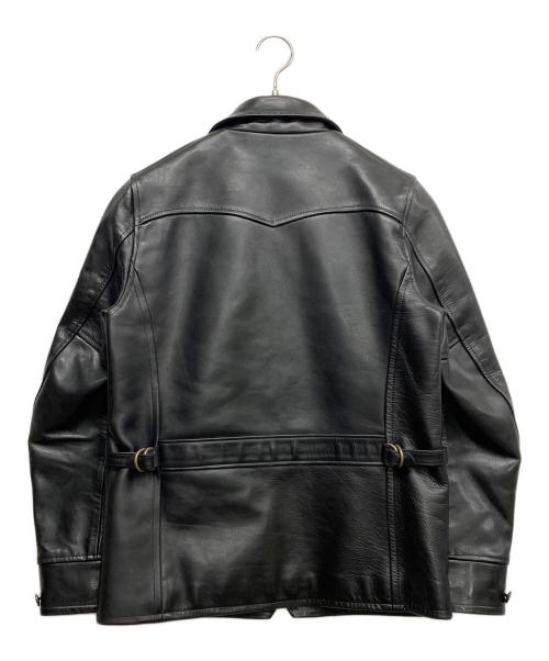 GANGSTERVILLE（ギャングスタービル）GANGSTERVILLE (ギャングスタービル) 30s CAR COAT HORSE HIDE ブラック サイズ:Sの古着・服飾アイテム