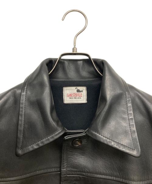 GANGSTERVILLE（ギャングスタービル）GANGSTERVILLE (ギャングスタービル) 30s CAR COAT HORSE HIDE ブラック サイズ:Sの古着・服飾アイテム