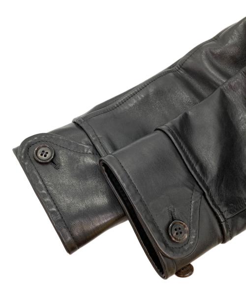 GANGSTERVILLE（ギャングスタービル）GANGSTERVILLE (ギャングスタービル) 30s CAR COAT HORSE HIDE ブラック サイズ:Sの古着・服飾アイテム