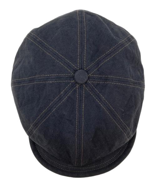 freewheelers（フリーホイーラーズ）FREEWHEELERS (フリーホイーラーズ) ブラックヘリンボーンツイル キャスケット ブラックの古着・服飾アイテム