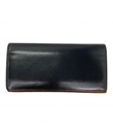 GANZO（ガンゾ）の古着「コードバン長財布」｜ブラック