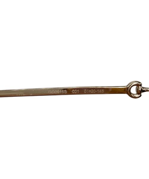 GUCCI（グッチ）GUCCI (グッチ) ウェリントンサングラス ブラック サイズ:51□20の古着・服飾アイテム