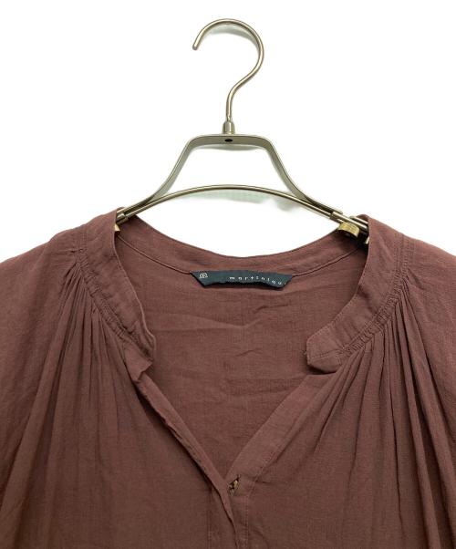 martinque（マルティニーク’）martinque (マルティニーク’) ノースリーブワンピース レッド サイズ:FREEの古着・服飾アイテム
