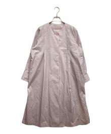 stola.（ストラ）の古着「ステンカラーコート」｜パープル