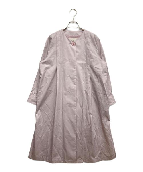 stola.（ストラ）stola. (ストラ) ステンカラーコート パープル サイズ:36の古着・服飾アイテム