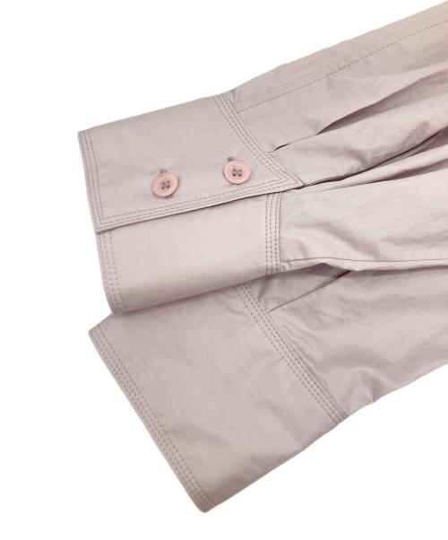 stola.（ストラ）stola. (ストラ) ステンカラーコート パープル サイズ:36の古着・服飾アイテム