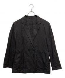 nano・universe（ナノ・ユニバース）の古着「リネンコットン ダブル ジャケット」｜ブラウン