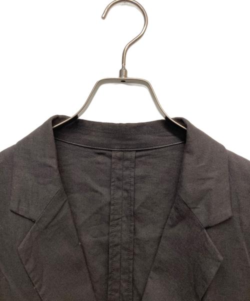 nano・universe（ナノ・ユニバース）nano・universe (ナノ・ユニバース) リネンコットン ダブル ジャケット ブラウン サイズ:Lの古着・服飾アイテム