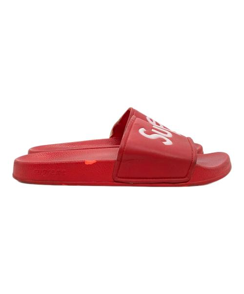 SUPREME（シュプリーム）Supreme (シュプリーム) スライドサンダル レッド サイズ:28の古着・服飾アイテム
