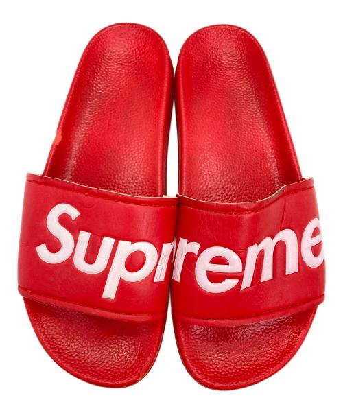 SUPREME（シュプリーム）Supreme (シュプリーム) スライドサンダル レッド サイズ:28の古着・服飾アイテム