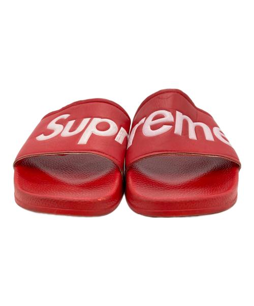 SUPREME（シュプリーム）Supreme (シュプリーム) スライドサンダル レッド サイズ:28の古着・服飾アイテム