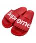 Supreme（シュプリーム）の古着「スライドサンダル」｜レッド