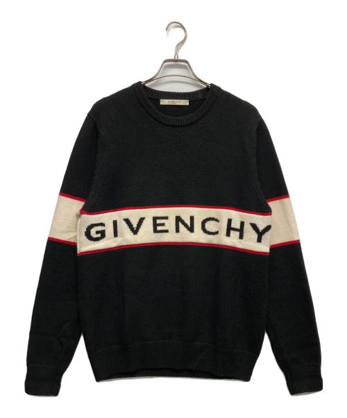 GIVENCHY（ジバンシィ）GIVENCHY (ジバンシィ) Band Heavy Sweater ブラック サイズ:Mの古着・服飾アイテム