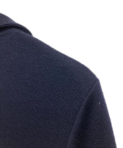 LARDINI（ラルディーニ）LARDINI (ラルディーニ) ニットテーラードジャケット ネイビー サイズ:Mの古着・服飾アイテム