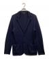 LARDINI（ラルディーニ）の古着「ニットテーラードジャケット」｜ネイビー