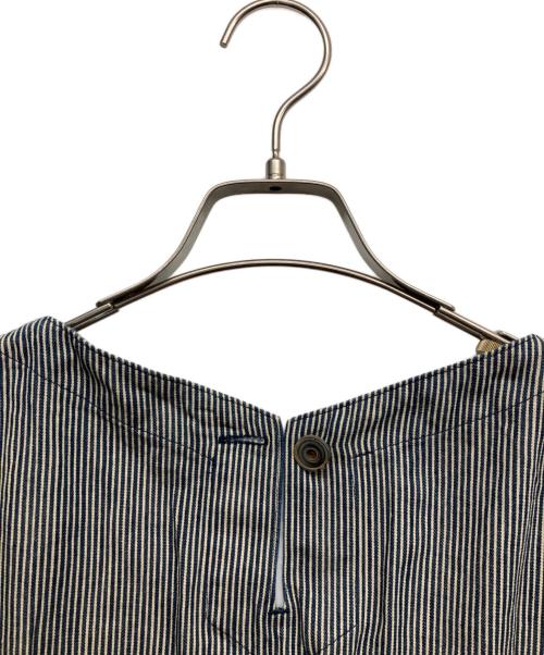 45rpm（45アールピーエム）45rpm (45アールピーエム) インディゴストライプワンピース グレー サイズ:3の古着・服飾アイテム