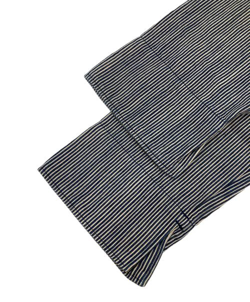 45rpm（45アールピーエム）45rpm (45アールピーエム) インディゴストライプワンピース グレー サイズ:3の古着・服飾アイテム